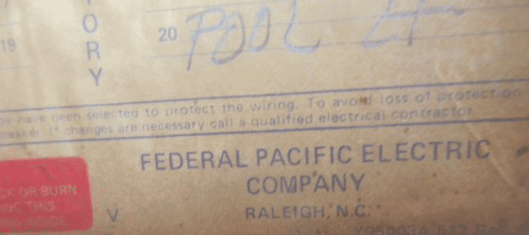 Federal Pacific Electric Panels - Florida Insurers Say No